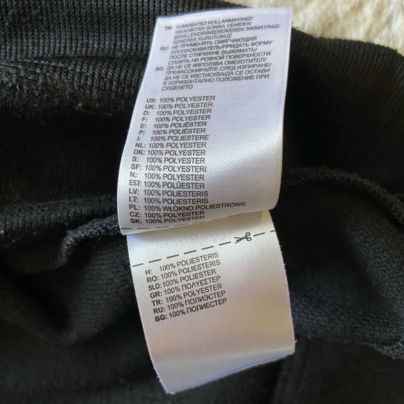 Men’s Adidas 3/4 zip athletic top, Black 100% Polyester size Large - Picture 8 of 11